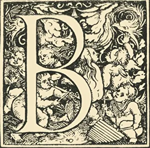 Art History Prints: B - An Alphabet by Hans Weiditz, c1520-1521, (1908). Creator: Hans Weiditz