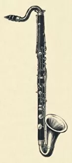 Musical Educator Gallery: B? Bass Clarinet, 1895. Creator: Unknown