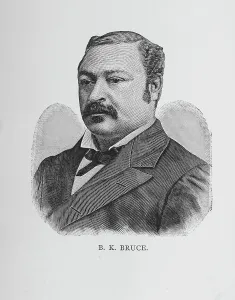 G M Rewell Company Prints: B. K. Bruce, 1887. Creator: Unknown
