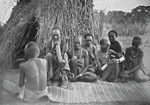 Ba-Bisa people from near Lake Bangweulu: East African Bantu, 1902. Artist: Poulet Weatherley