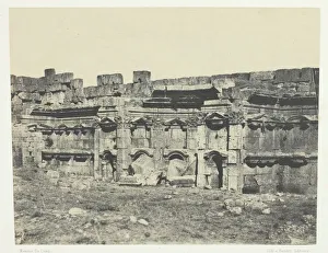 Lebanon Prints: Baalbeck, Interieur De L Enceinte Des Temples Du Soleil Et De Jupiter;Syrie