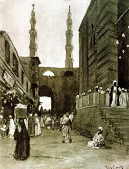 Bab El Fetouh, Cairo, Egypt, 1928. Artist: Louis Cabanes
