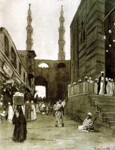 Louis Cabanes Prints: Bab El Fetouh, Cairo, Egypt, 1928. Artist: Louis Cabanes