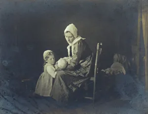 Photo Secession Prints: The babe, 1901. Creator: Myra Albert Wiggins