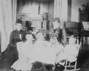 The babes of the White House, c1889. Creator: Frances Benjamin Johnston