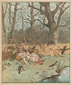 Randolph Caldecott Gallery: The Babes in the Wood, c1878. Creator: Randolph Caldecott