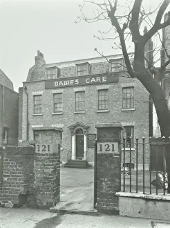 Council Prints: Babies Care building, Kennington Road, Lambeth, London, 1950