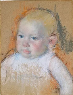 Pastel Prints: Baby Charles, 1900. Creator: Mary Cassatt