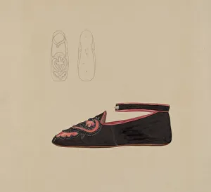 Baby Shoe, 1935 / 1942. Creator: Gladys Cook