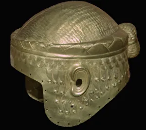 Babylonia Prints: Babylonian helmet of Prince Meskalamdur
