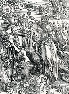 Babylonian Collection: The Babylonish Whore, 1498, (1906). Artist: Albrecht Durer