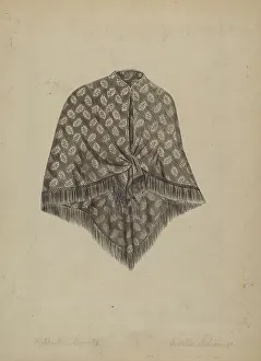 Isabelle De Strange Prints: Baby's Hood, c. 1937. Creator: Isabelle De Strange