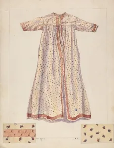 Maud M Holme Prints: Babys Nightgown, c. 1937. Creator: Maud M Holme
