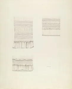 Baby's Petticoat: Details, c. 1937. Creator: Ray Price