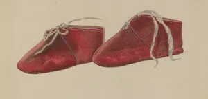 William Frank Prints: Babys Shoe, c. 1937. Creator: William Frank