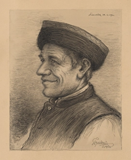 Ladislav Prints: Baca, 1920. Creator: Ladislav Treskon