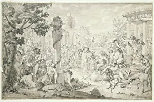 Dionysos Prints: Bacchanal, 1696. Creator: W. Marchand