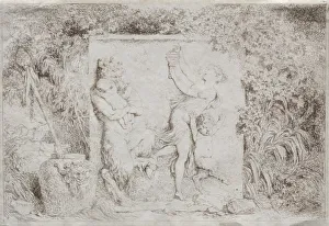 1732 1806 Prints: Bacchanal, 1763. Creator: Jean-Honore Fragonard (French, 1732-1806)