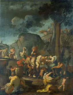Giulio Prints: A Bacchanal, c1665. Creator: Giulio Carpioni