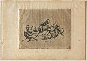 Bacchanal with Children and Donkey. Creator: Jean-Baptiste Carpeaux (French, 1827-1875)