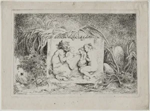 1732 1806 Prints: Bacchanales: The Satyrs Family, 1763. Creator: Jean-Honore Fragonard (French, 1732-1806)