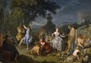 Ancient Roman Festivals Gallery: Bacchanalia, 1719. Artist: Houasse, Michel-Ange (1680-1730)