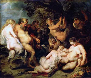 Breastfeeding Prints: Bacchanalia, c1615. Artist: Peter Paul Rubens
