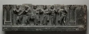Gandhara Prints: Bacchanalian Relief, 1-100. Creator: Unknown