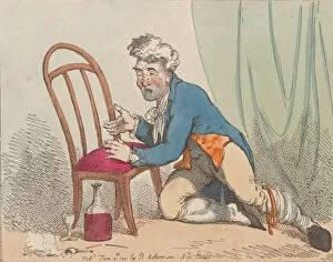Drunkard Collection: The Bacchanalians Prayer!!, June 4, 1801. June 4, 1801. Creator: Thomas Rowlandson