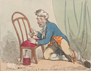 Alcoholic Collection: The Bacchanalians Prayer!!, June 4, 1801. June 4, 1801. Creator: Thomas Rowlandson