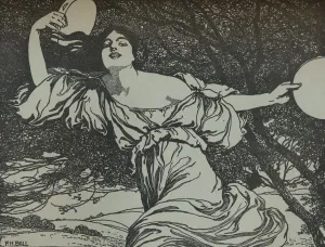 Bacchante, c20th century (1914-1915). Artist: Fred Hammersley Ball Bacchante, c20th century (1914-1915). Artist: Fred Hammersley Ball