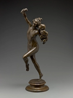 Frederick William Prints: Bacchante and Infant Faun, 1893-1894. Creators: Frederick William MacMonnies, E Gruet