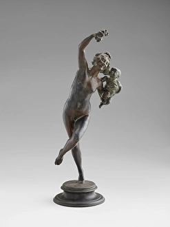 Frederick William Prints: Bacchante and Infant Faun, 1893-1894. Creators: Frederick William MacMonnies, E Gruet