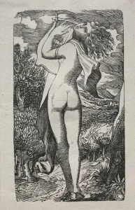 Bacchante or The Player on The Lyre, 1829. Creator: Edward Calvert (British, 1799-1883)