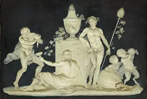Bacchanal Prints: Bacchic Scene, 1780-1807. Creator: Piat Joseph Sauvage