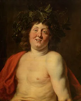 Bacchante Prints: Bacchus, Between 1640 and 1650. Creator: Jordaens, Jacob (1593-1678)