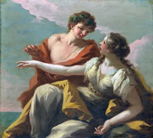Romancing Prints: Bacchus and Ariadne, 1720s. Creator: Giovanni Antonio Pellegrini