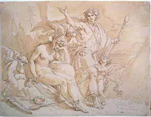 Ariadne Gallery: Bacchus and Ariadne, 1780s. Artist: Giuseppe Cades