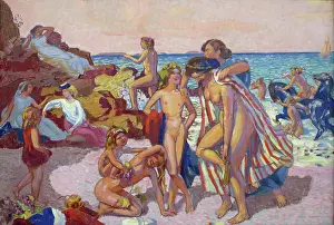 Classical Prints: Bacchus and Ariadne, 1907. Creator: Maurice Denis