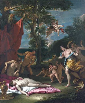 Bacchus and Ariadne, um 1700. Artist: Ricci, Sebastiano (1659-1734)