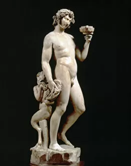 Miguel Collection: Bacchus, c. 1496 - 1497, work in marble by Michelangelo