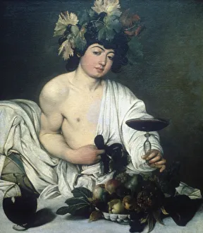 Vine Gallery: Bacchus, c1597. Artist: Michelangelo Caravaggio