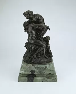 Ariadne Gallery: Bacchus Consoling Ariadne, modeled c. 1892 (cast 1903 / 07). Creator: Jules Dalou