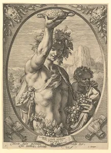 Dionysos Prints: Bacchus. n. d. Creator: Hendrik Goltzius