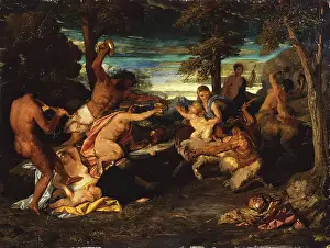 Semi Naked Prints: Bacchus nursed by the Nymphs of Nyssa, c1827. Creator: William Dyce
