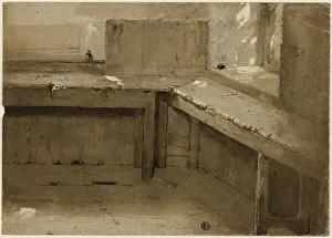 Weathered Prints: Background Study, 1840/50. Creator: David Wilkie