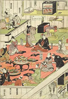 Backstage at an Edo Kabuki Theater, 1811. Creator: Utagawa Kunisada