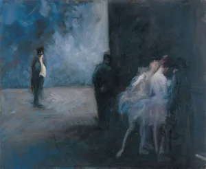 Choreography Collection: Backstage - Symphony in Blue, Between 1900 and 1923