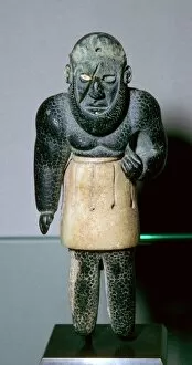 Bactrian statuette of the genie La Balafre (the Scarred One)
