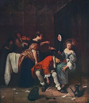 Jan Havickszoon Steen Prints: Bad Company, c1665. Artist: Jan Steen